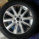 프리미엄17인치 스페어 휠+타이어(공기압센서+새것)1개 13만원 판매. 이미지