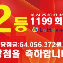 로또 1199회차 1등.2등.3등 당첨축하양식입니다. 이미지