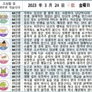 2023년 3월 24일 운세 및 세상 소식 이미지