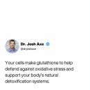 Dr. Josh Axe 글루타치온 늘리는 법(글리신, 시스테인) 이미지