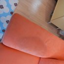 파주 휴아림 아파트 소파청소｜3인 카우치 빨강 소파 생활오염·고양이 오염·콧물 오염 관리 후기