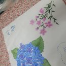 캘리그라피 천아트 이미지