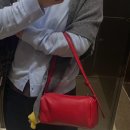 [덕계]빈티지가죽공예 | 데일리 포인트백 추천｜파사드패턴 빈티지 캐빈백 레드 후기