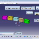 Catia V5R21 ::: Catia Drafting에서 도면내릴때(Projection) X,Y축(View Axis)을 보이지 않게 하는 방법 이미지