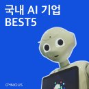 국내 AI 기업, AI 기업의 직원이 뽑은 BEST 5 이미지
