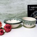 유약국 | 영국스타일 빈티지그릇 추천 레전드잉글랜드 아발로라 공기대접 2인 세트 사용후기