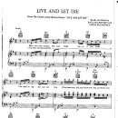 Beatles / Live and let die, from 007 이미지