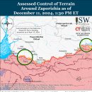 러시아 공세 캠페인 평가, 2024년 12월 11일(우크라이나 전황 이미지