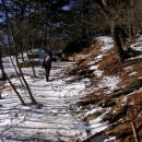 눈길등산로 이미지