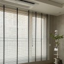 푸르지오더베뉴 3201동 | 알루미늄 타공 메탈블라인드 &amp; 리본밴드 우드블라인드 l 검단신도시 푸르지오더베뉴 75타입 시공 후기