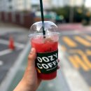 우지커피 여름 신메뉴 수박주스 가격 생과일 수박주스 100% 수박주스