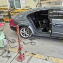 광영종합세차타운 | 외형복원] 수입차 폭스바겐 CC 후측면 뒷도어 뒷휀더 스텝의 심한 찌그러짐, 판금도색 수리 완벽 복원 후기