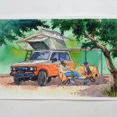 오후의 일상 스케치 이미지