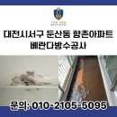 탑안전기술 | 대전 둔산동 향촌아파트 베란다 누수, 탑티어누수방수로 완벽 해결한 감성 시공 후기
