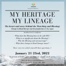 Level 2 Blessing Workshop: My Heritage My Lineage | Jan 2022 이미지