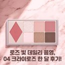 로즈와 나 | 원정요 W 데일리무드업 팔레트 04 크라이로즈 일본 아이섀도우 솔직 사용 후기