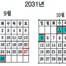 일주일 내내 쉬는 역대 최고의 황금 추석~~2031년....ㅎ.....대체 우리는 몇살때예요??? 이미지