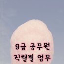 9급공무원 직렬별 업무 이미지