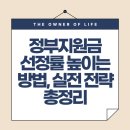 사대축산 | 정부지원금 선정률 높이는 방법, 실전 전략 총정리