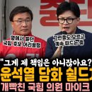 윤석열 담화 쉴드치려다 대역풍 이미지