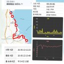 해파랑길33코스(추암역~묵호역)5월23일 이미지