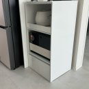신혼집 라일리홈 광파오븐장 3단 수납장 후기 | LG 광파오븐 딱 맞는 주방렌지대