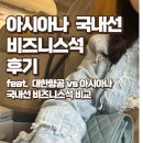 아시아나 vs 대한항공 국내선 비즈니스석 후기 (과연 승자는..)