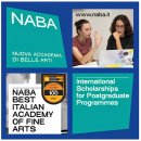 NABA 2025 석사 장학금 – 포트폴리오 심사로 최대 6,000유로 지원!