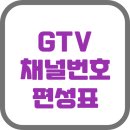 GTV 채널번호, 편성표 이미지