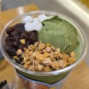 메가엠지씨커피전주아중점 | 메가커피 신메뉴 저당꿀배 야쿠르트 말차젤라또팥빙 먹어본 후기