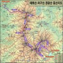 태화산~정광산 등산로 전경-⑨(마락산 활공장.휴양봉능선+휴양봉 정광산능선+정광산.노고봉능선 구간, 마락산 산행지도, 산행코스 포함) 이미지