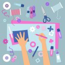 의류 수선(야간) 이미지