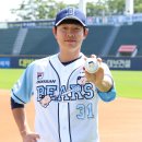 [KBO] 망그러진곰 X 두산베어스 망곰베어스 데이에 착용할 유니폼 착용샷 공개 이미지