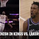 WILD FINISH Kings hold off the Lakers in OT 새크라맨토 이미지