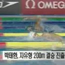 박태환, 자유형 200m 결승 진출 이미지