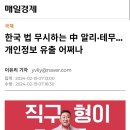 알리 태무 중국 이커머스 대상 개인정보위원회 해외 직구업체 개인정보 수집처리 조사 이미지