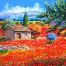 유화로 그리는 아름다운 풍경 이미지