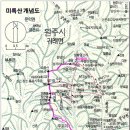 원주 미륵산 소나무 전경(미륵산 산행지도, 산행코스 포함) 이미지