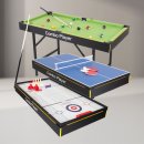 멀티게임장 | 가족과 즐기는 멀티 게임 아리프 5in1 콤보플레이어 미니 당구대 포켓볼 농구대 탁구대