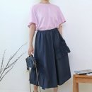 볼륨소매 스트링원피스 이미지