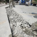 지에스25 파주새꽃마을점 | 노후된 콘크리트바닥 균열 부분철거 재시공