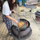 달빛사랑한옥펜션 | 광주근교 촌캉스 솥뚜껑 삼겹살 순천 달빛사랑 한옥펜션 / 송치마을 후기