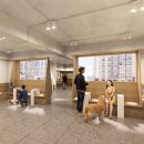 출근길 강아지 유치원 이미지