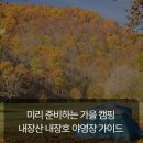 내장산국립공원 내장호야영장 이미지