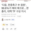 &#39;다음, 한중축구 부 응원 99.8%가 해외 매크로...한 총리, 대책 TF 구성 지시 이미지