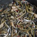 멸치와 열무김치의 궁합, 맛있는 지짐 레시피 이미지