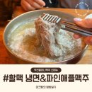 역전할머니맥주조선대점 | [내돈내산] 역전할머니맥주 할맥 신메뉴 파인애플 맥주 냉면 콘소메옥수수튀김 솔직후기
