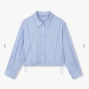 지컷신세계파주점 | 지컷 스토퍼 스트링 크롭 셔츠 솔직 후기💙 봄 데일리룩 추천