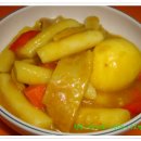 노란떡볶이 이미지