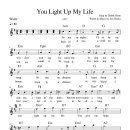 you light up my life 악보 이미지